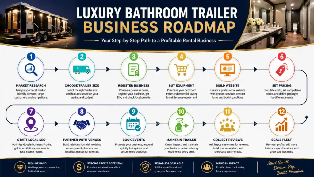 Luxury Bathroom Trailer Business Roadmap