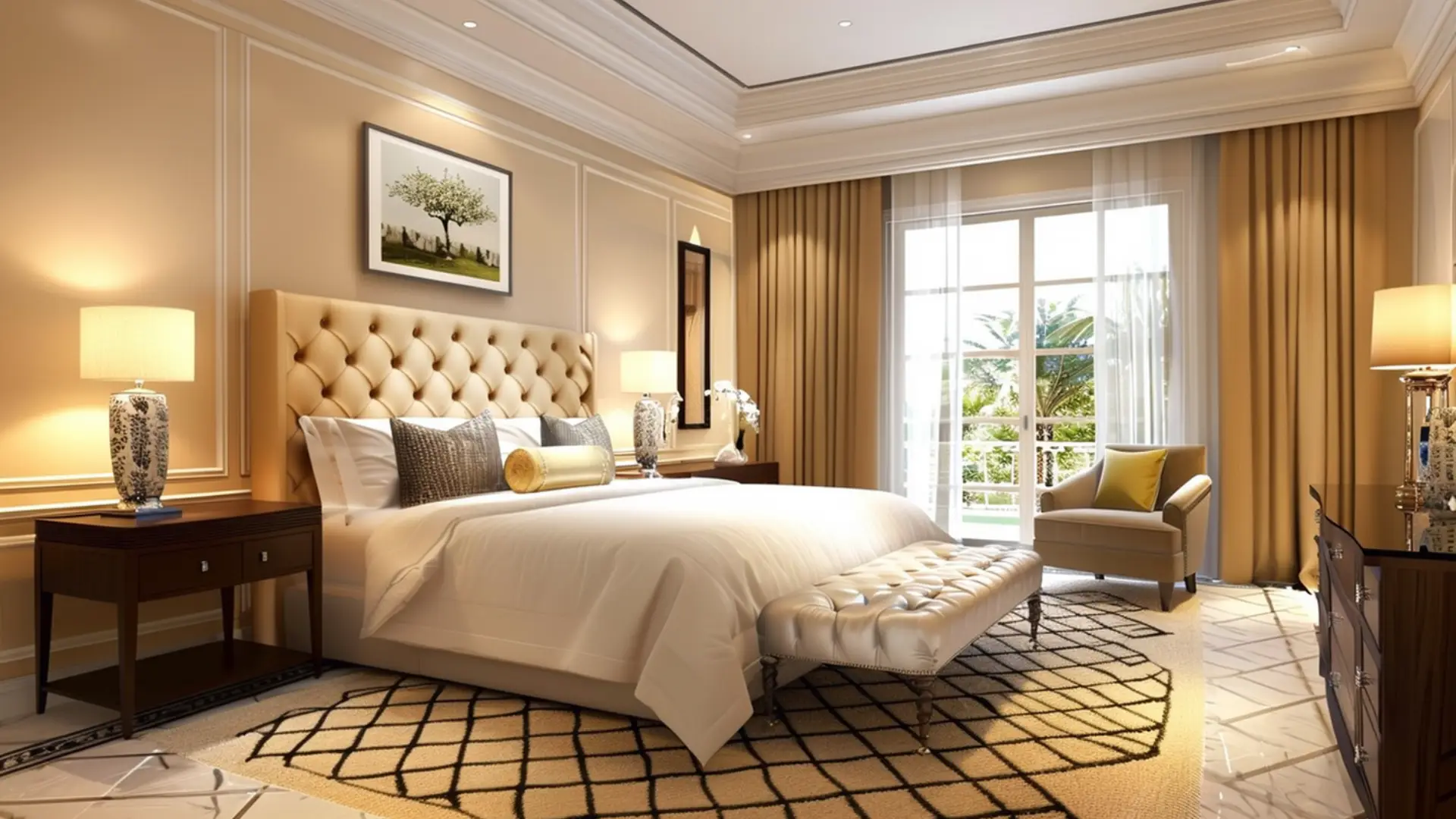 average master bedroom size